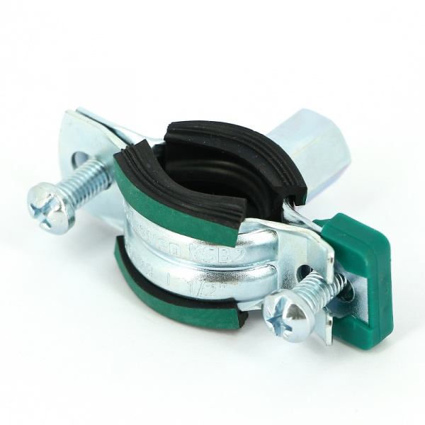 Хомут KSB2 М8/М10 1/2" (20-23 мм) 2-х винт. с уплотн. epdm, быстрый замок